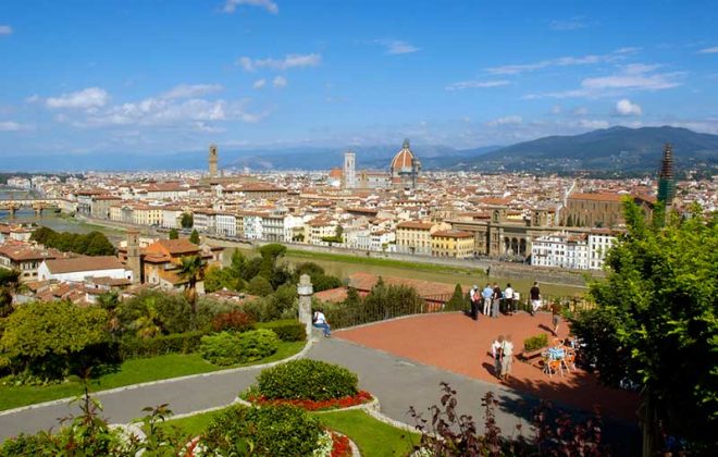 Firenze Piazzale Michelangelo near Cooking school in Florence