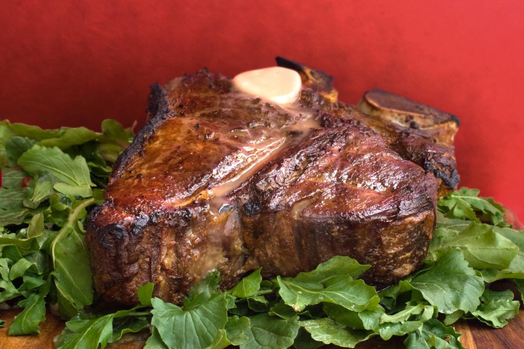 Bistecca FIorentina near Cooking school in Florence